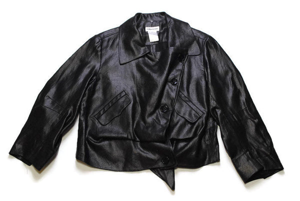 vintage SONIA RYKIEL authentic women's black belt Jacket SIZE 44 made in France top rare autumn spring hipster blazer luxury outfit 90s 80s
