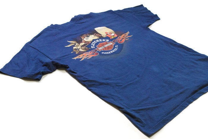 Vintage 2000 Harley Davidson x Warner Bros "Born to be Wild" T-Shirt Large XLarge