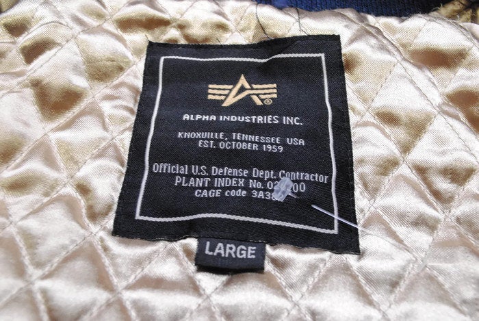 Vintage Alpha Industries Jacket Large