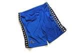 vintage KAPPA track shorts SIZE L/XL Blue Black authentic 90s 80s suit sport full strip big logo trackshorts hipster retro athletic rave