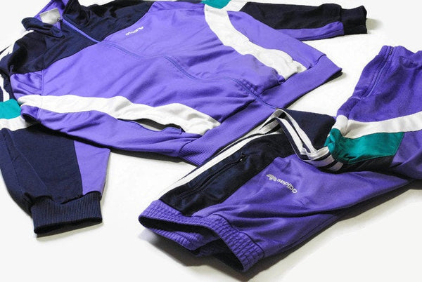 vintage ADIDAS ORIGINALS track suit acid color Size M/L oversized retro hipster sport clothing rave 90s 80s authentic rare mens unisex purple