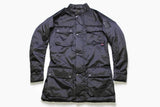 vintage BELSTAFF authentic women's warm jacket SIZE 14 (M/L) black 90s puffer zipped front pockets England classic style outfut slim fit vtg