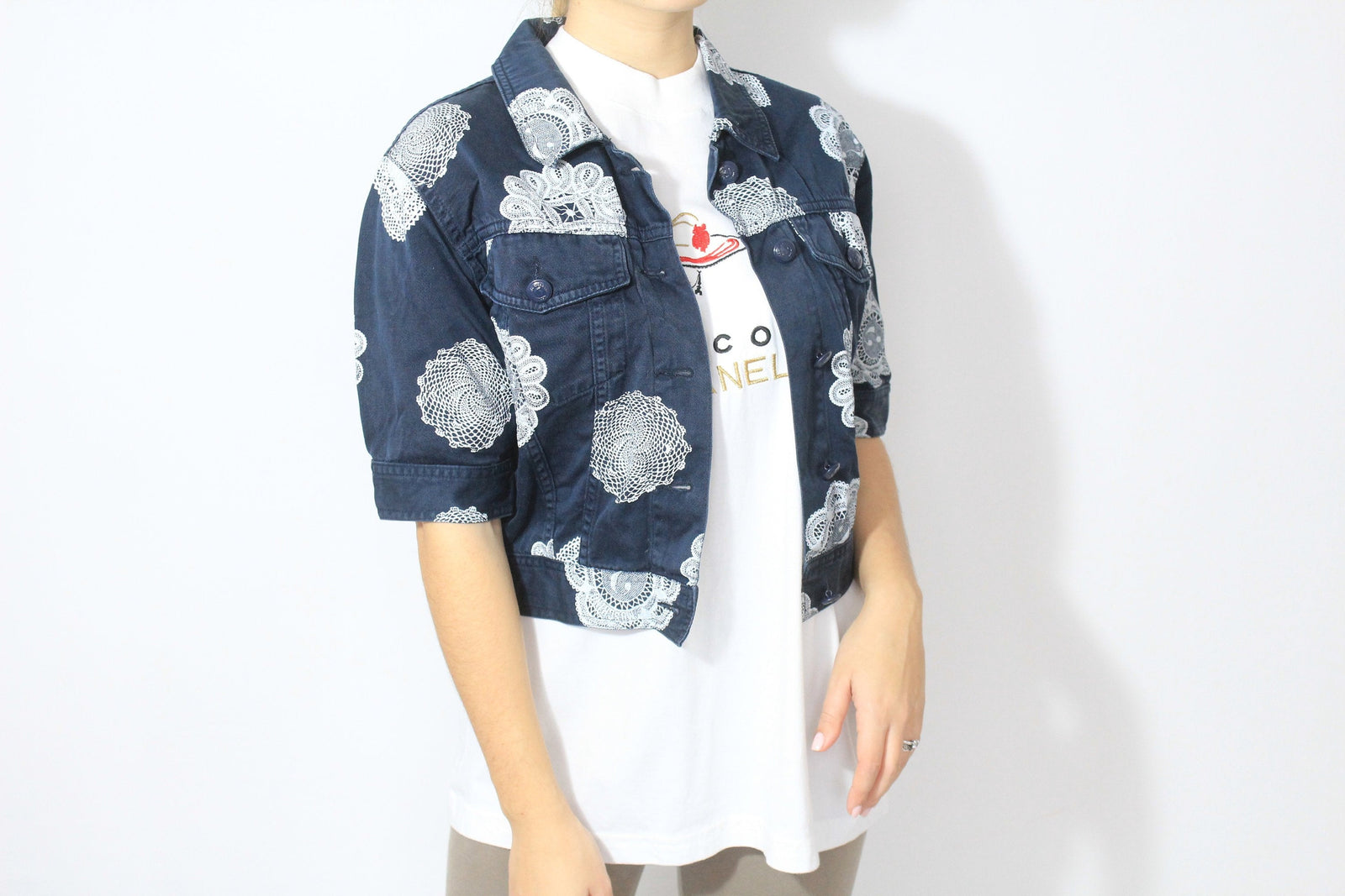 Vintage Moschino Denim Jacket Women's 42 – dla dushy