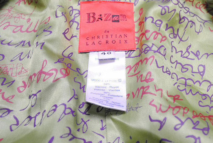 Vintage Bazar de Christian Lacroix Blazer Women's 40