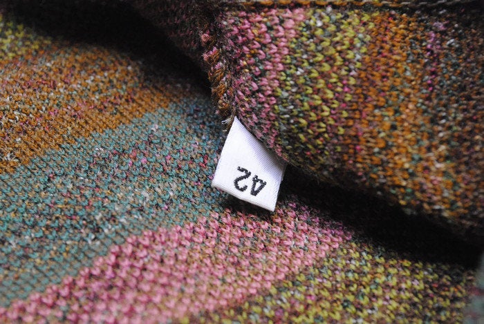 Vintage Missoni Sport Cardigan Sweater Women's 42