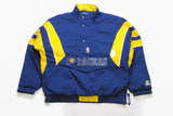 vintage INDIANA PACERS Starter anorak jacket authentic official product Size S men's nba big logo blue USA rare retro bomber zipped 80s 90s