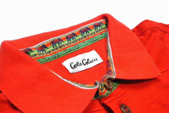 Vintage Carlo Colucci Short Sleeve Shirt Large