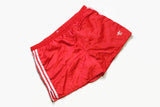 vintage ADIDAS ORIGINALS track shorts SIZE L red/white the brand with the three strips authentic 90s 80s suit sport germany activewear rare