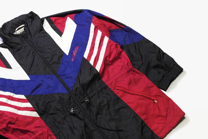 Vintage Adidas Windbreaker Jacket Medium