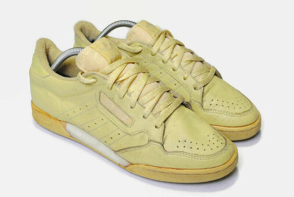 vintage ADIDAS Powerphase Continental authentic Yellow sneakers Size US8.5 men's rare retro athletic shoes 90s 80s classic hipster wear tie