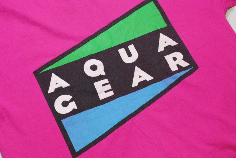 Vintage Nike Aqua Gear T-Shirt Medium