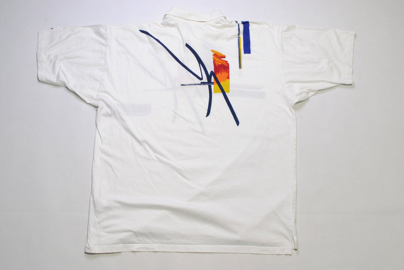 Vintage Adidas Polo T-Shirt Large