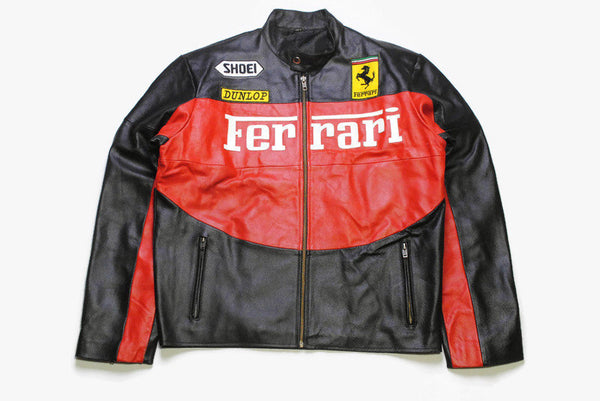 Vintage Ferrari Leather Jacket Small