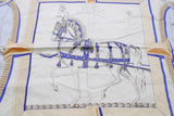 Vintage Hermes Grand Apparat by Jacques Eudel Scarf