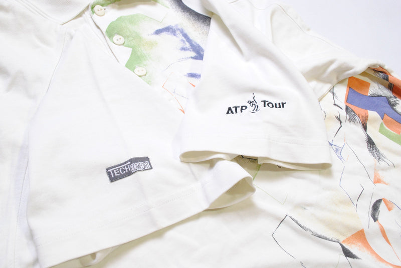 Vintage Adidas ATP Tour Polo T-Shirt Medium / Large