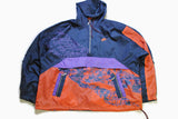 vintage NIKE anorak jacket Size XXL men athletic sport half zip multicolor colorway front pocket rare retro hipster 90s oversize streetwear