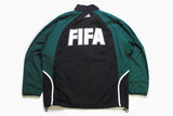 vintage ADIDAS FIFA football men's track jacket big logo Size M authentic rare retro sport full zip coat suit 90s sport stylish wear referee
