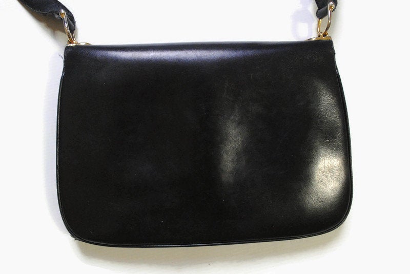 CELINE Starball Patent leather Backpack Black Vintage Old Celine