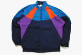 vintage ADIDAS ORIGINALS Track Jacket Cotton Size M authentic blue purple rare retro hipster 90s 80s classic men's athletic coat sport suit