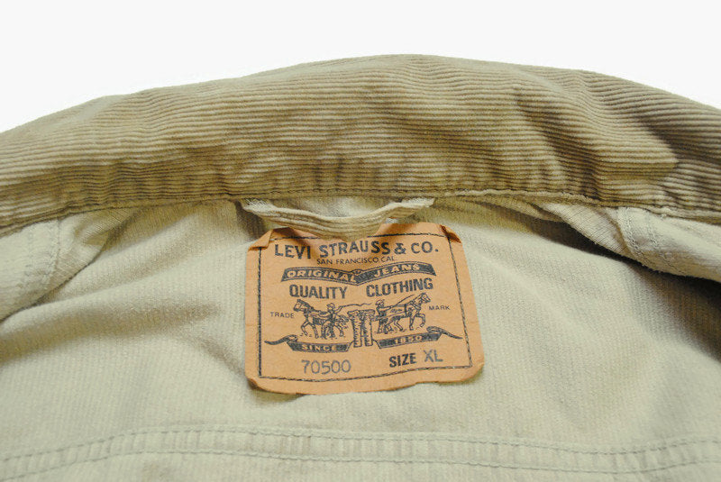 Vintage Levis Corduroy Jacket Large / XLarge