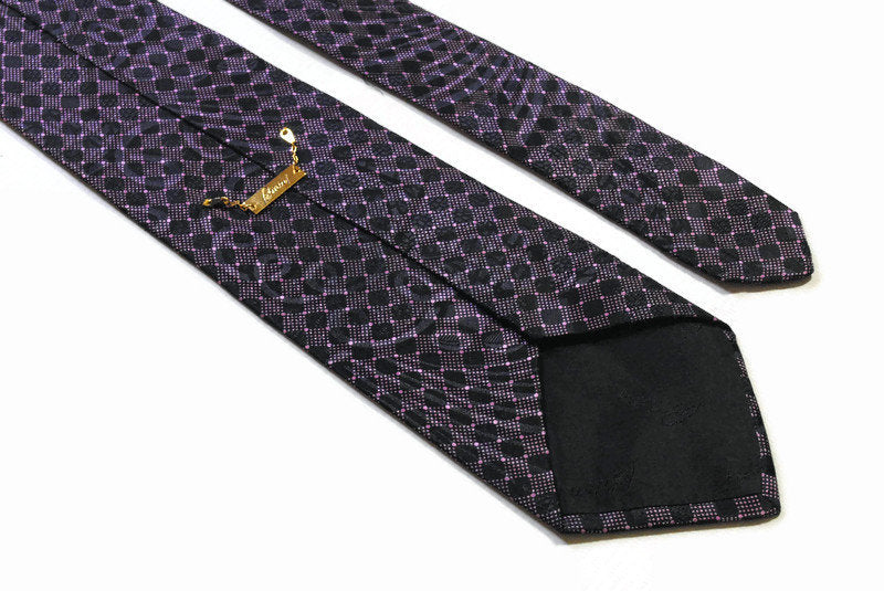 vintage BRIONI mens 100% silk Tie made in Italy geometric necktie Savion Geneve retro rare beautiful pattern print luxury gift for men 90s