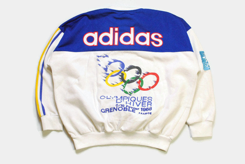 Vintage Adidas Take Off Olympic Winter Games Sweatshirt Medium