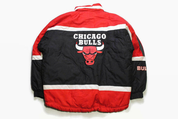 vintage CHICAGO BULLS Starter big Logo jacket authentic official product Size L men's nba Bull USA retro wear bomber 80's 90's made in Korea
