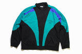 vintage ADIDAS ORIGINALS Track Jacket Size M authentic rare retro hipster 90s 80s germany stylish rave athletic sport suit acid black green