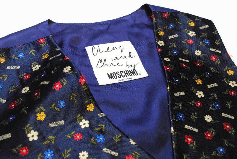 Vintage Moschino Waistcoat 48 / Medium