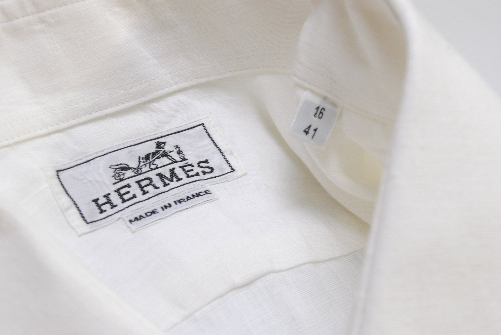 Vintage Hermes Short Sleeve Shirt 16 / 41 – dla dushy