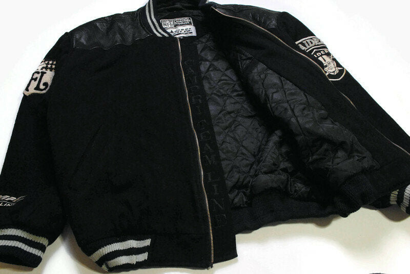 Vintage NFL (Campri Teamline) - Los Angeles Raiders Zip-Up Jacket