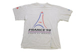 vintage ADIDAS France 98 Coupe Du Monde big logo T-Shirt Size M men rare 90s 80s official collection retro oversized summer tee top football