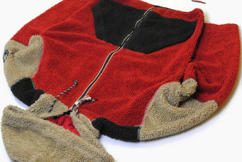 Vintage Napapijri Hoodie Fleece Large