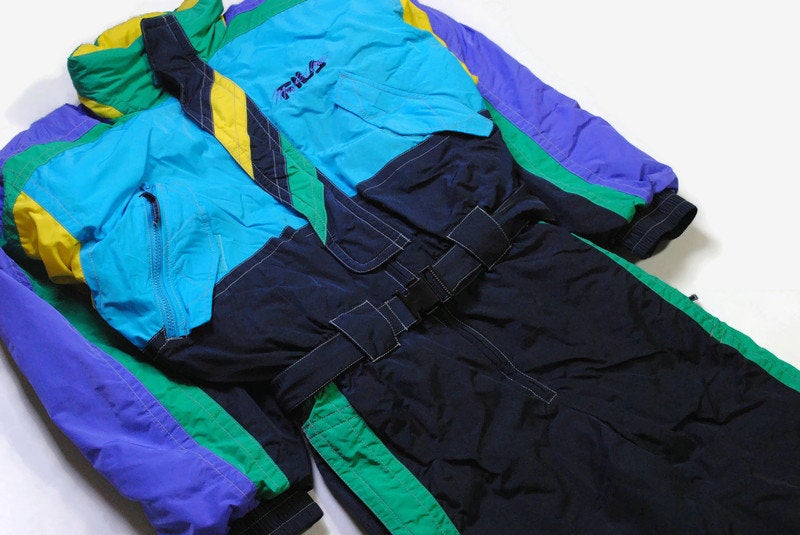 Vintage Fila Magic Line Ski Suit 48