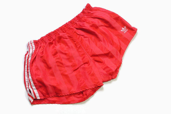 vintage ADIDAS ORIGINALS track shorts SIZE L red/white the brand with the three strips authentic 90s 80s suit sport germany activewear rare