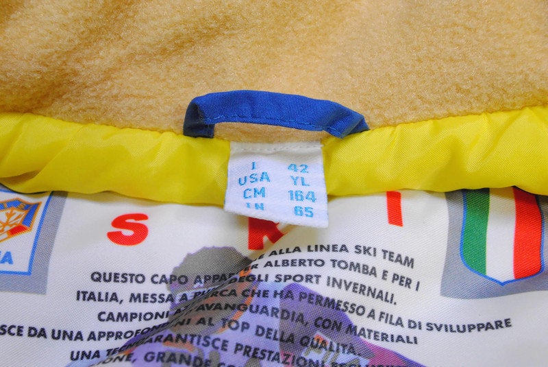 Vintage Fila Italia Team Ski Suit 42