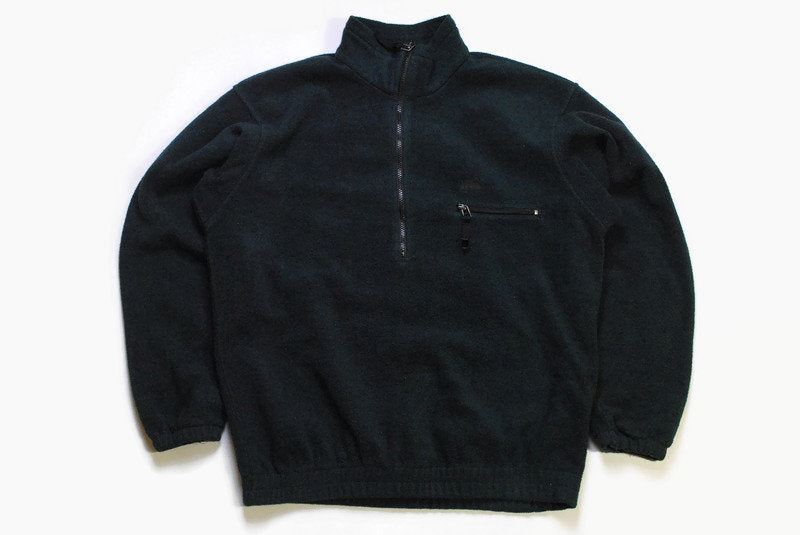 vintage HELLY HANSEN FLEECE Anorak Sweater oversize men's Size M authentic sweater acid 90s 80s retro hipster winter rave outdoor streetwear