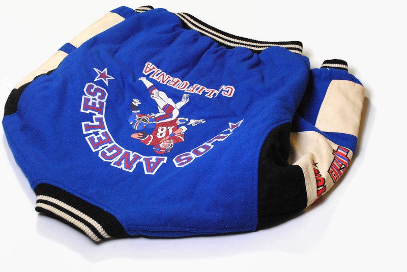 Vintage Completo USA Los Angeles Varsity Bomber Jacket Large