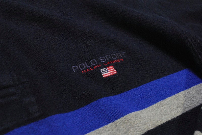 Vintage Polo Sport By Ralph Lauren Rugby Shirt Large / XLarge