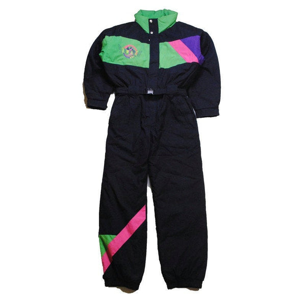 vintage FILA SNOW BEACH Jumpsuit size 54 authentic ski suit Jacket Pants Thermal Nylon Coveralls 90s 80s 70s retro Coat multicolor black xl