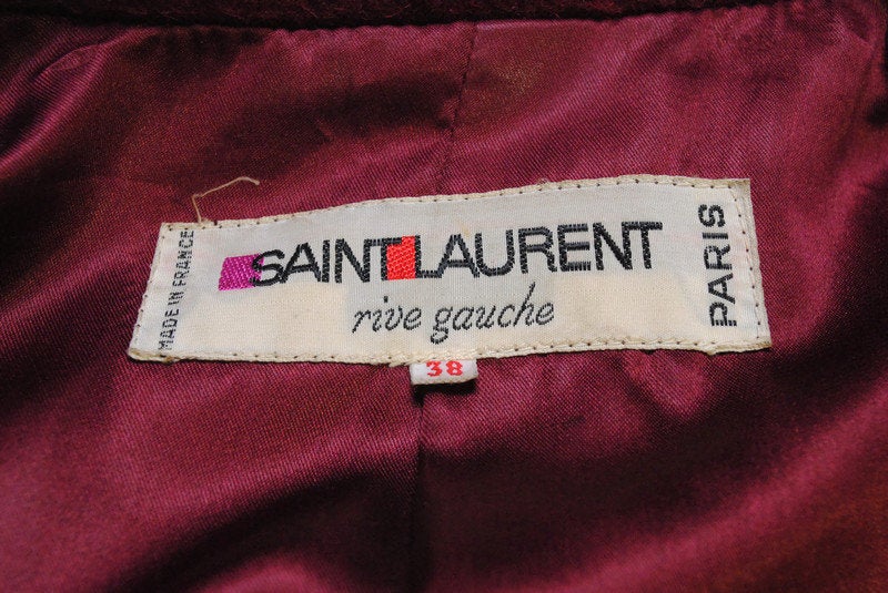 Vintage Yves Saint Laurent Coat Women's 38