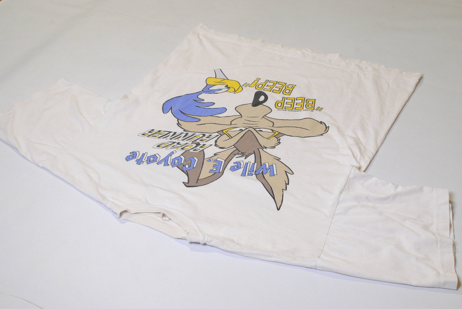 Vintage Warner Bros Wile E. Coyote Denim Shirt
