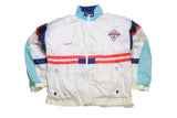 vintage ADIDAS ORIGINALS ATP Line men's track jacket Size M authentic white blue rare retro rave hipster zip trackjacket suit 90s 80s sport
