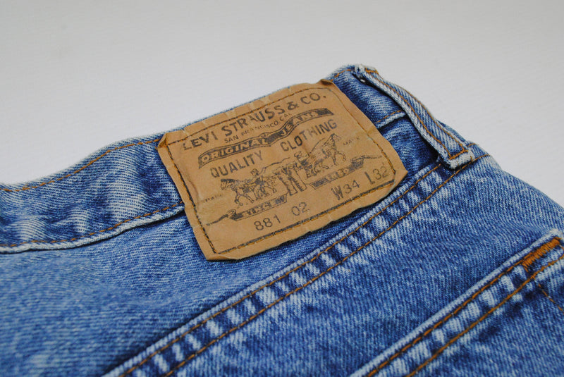 Vintage Levis 881 Jeans W 34 L 32