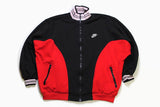 vintage NIKE PREMIER logo authentic track jacket Size XL rare retro rave hipster sport athletic 90s 80s hip hop running streetwear red black