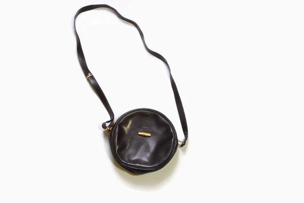 vintage LONGCHAMP Paris made in France crossbody authentic women's Bag handbag rare retro nelon classic gold metal logo 90s 80s shoulderbag