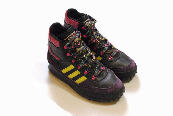 vintage ADIDAS TREKKING Boots authentic multicolor Size US7 FR40.5 GB7 rare retro made in Yugoslavia athletic shoes 90s 80s classic hipster