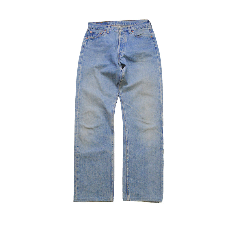 vintage LEVIS 501 JEANS authentic men's Blue Jean Pants Size W 30 L 32 trousers retro classic work wear 90s 80s denim old school USA style