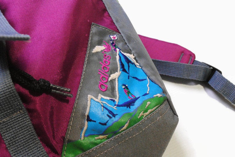 adidas colourful backpack Vintage Adidas Backpack – dla dushy