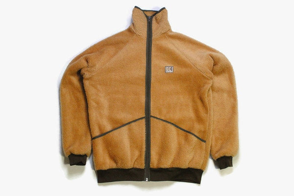 vintage HELLY HANSEN FLEECE Zip Sweater oversize men's Size S authentic sweater acid 90s 80s retro hipster winter rave outdoor streetwear